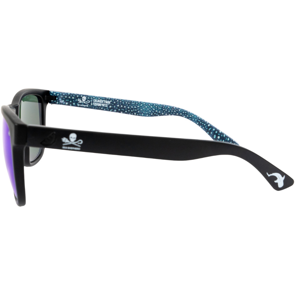 2026 Melon X Sea Shepherd Layback Polarised Sunglasses 2602020104 - Whale Shark / Blue Chrome